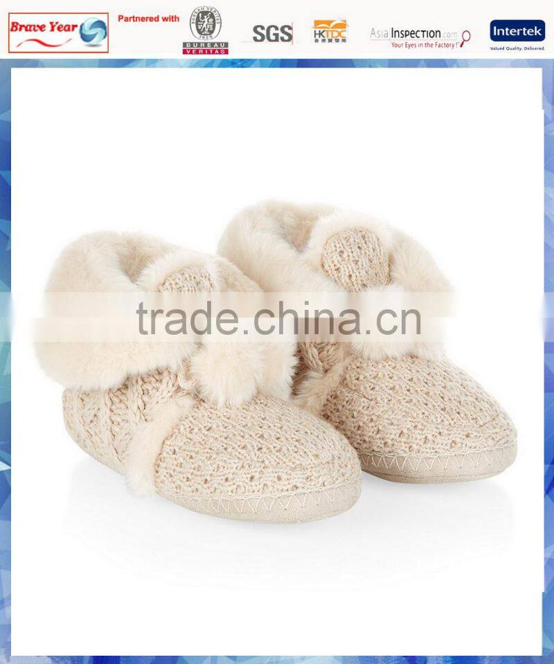 2014 cream cosy granny china bootie