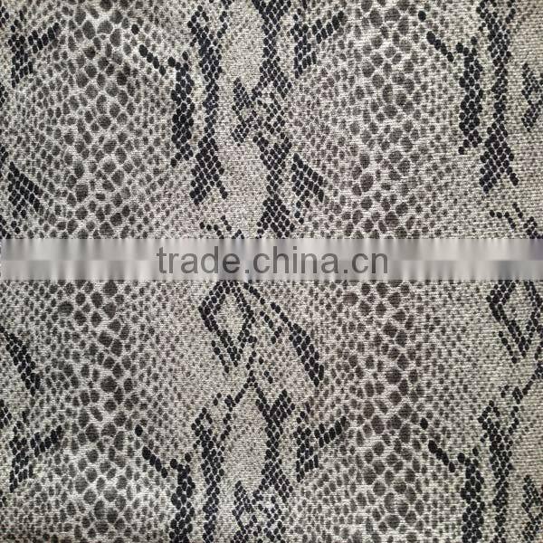 Snakeskin trend printing fabric