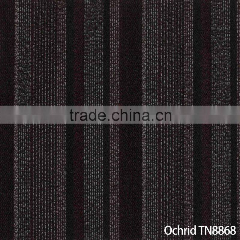 Removable 100%Nylon Washable Carpet Tiles50x50cm with PVC Backing Many Carpet Tiles Patterns