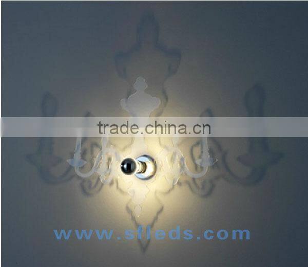Shadowless oral 3W 5W brightness control smd warm white glass body E27/E26/B22 LED Bulb light
