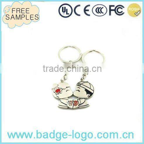 Latest Design Antique Round Custom Metal Keychain