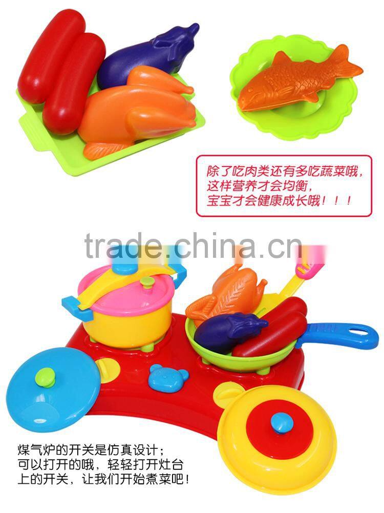 very popular!! Wholesale cheap big plastic kitchen set toy