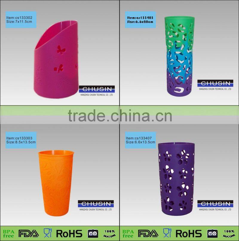 2014 new design bottle mug Silicone customized bottle sleeve