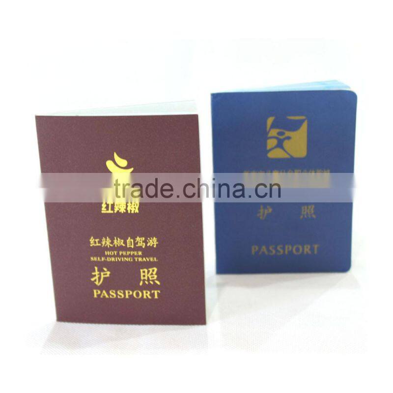 High quality Tour booklet printing Thread sewn binding