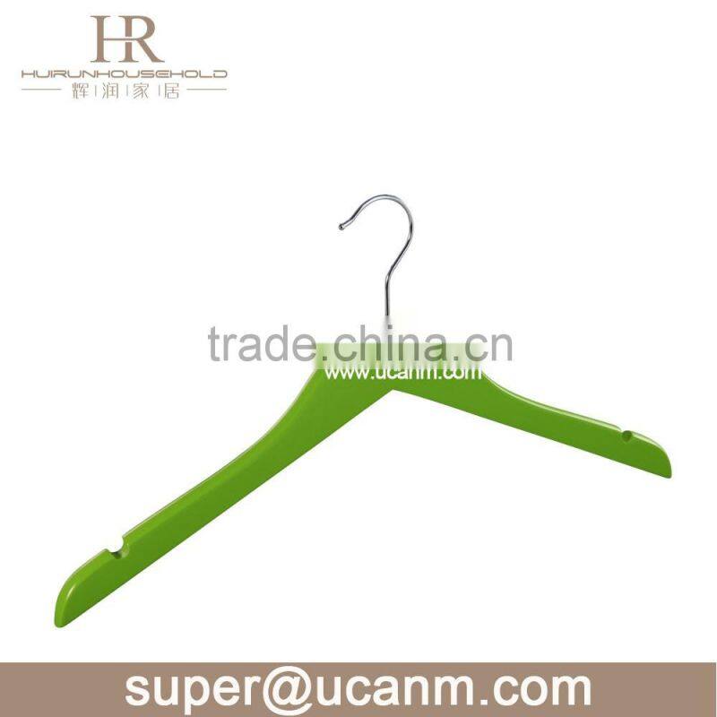 HRW-6610G wood garment hotel top hanger