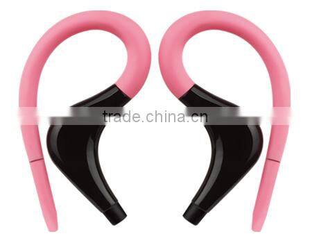 attractive design hot sell stereo sport earphone earhook with mic soft easy wearing
