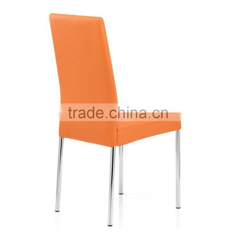 Fancy Dining Orange Chair