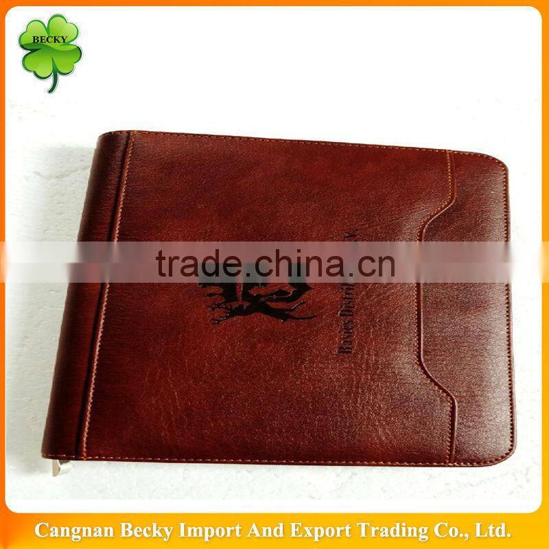 2015 High quality a5 diary leather cover