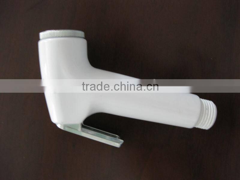 Brass T-adapter+ Hand held Bidet Toilet Shattaf Kit Sprayer &Wall Bracket+ hose GY-07