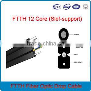 2016 hot new 1 core drop fiber optic ftth pigtail