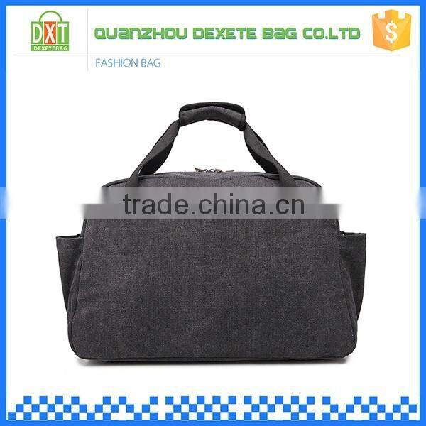 Vintage style canvas waterproof duffel custom cheap sport bag