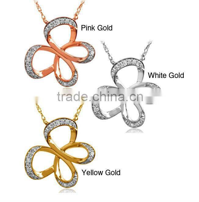 Green color cubic zirconia cross silver pendant 925 sterling silver necklace