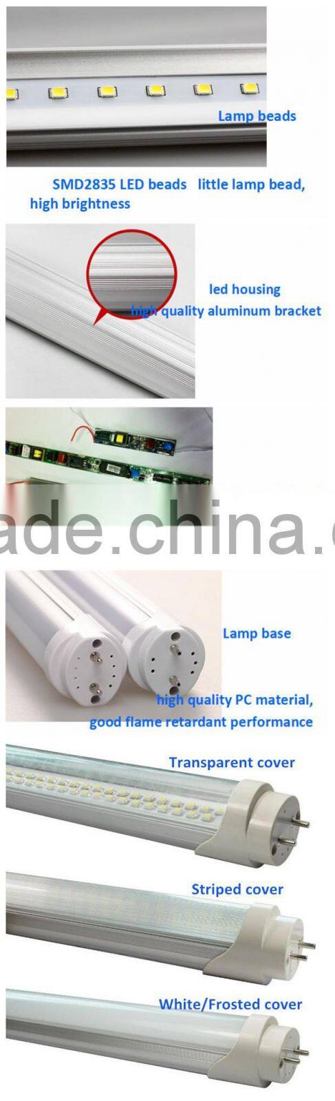 With CE RoHS Approval SMD2835 1200mm T8 LED Tube