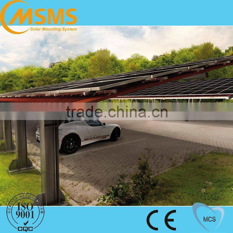 Aluminum mounting system carport solar racking system