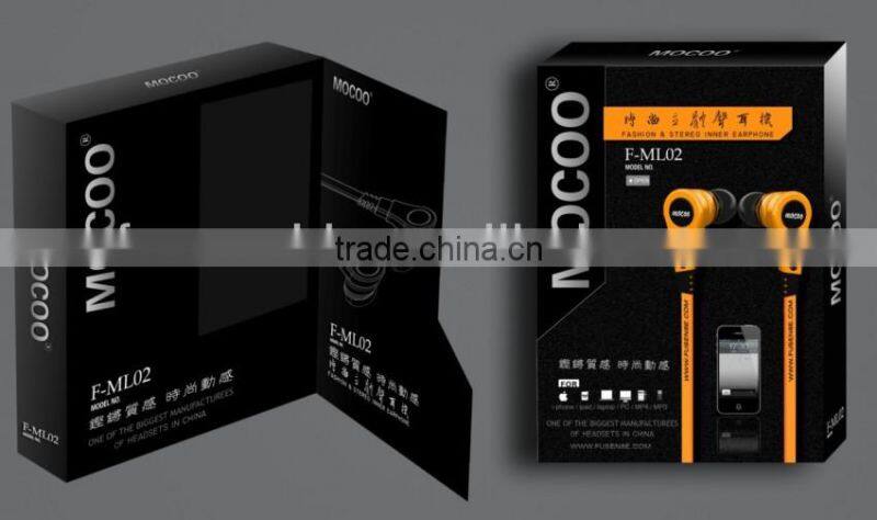 mobile phone accessories metal earphone