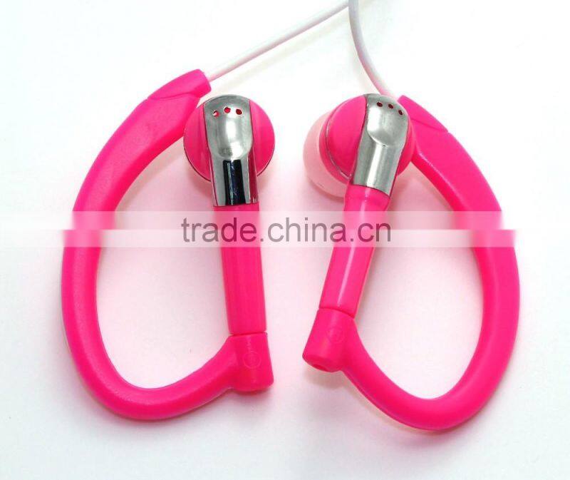 good quality in-ear earhook with wholesale hot selling earphone