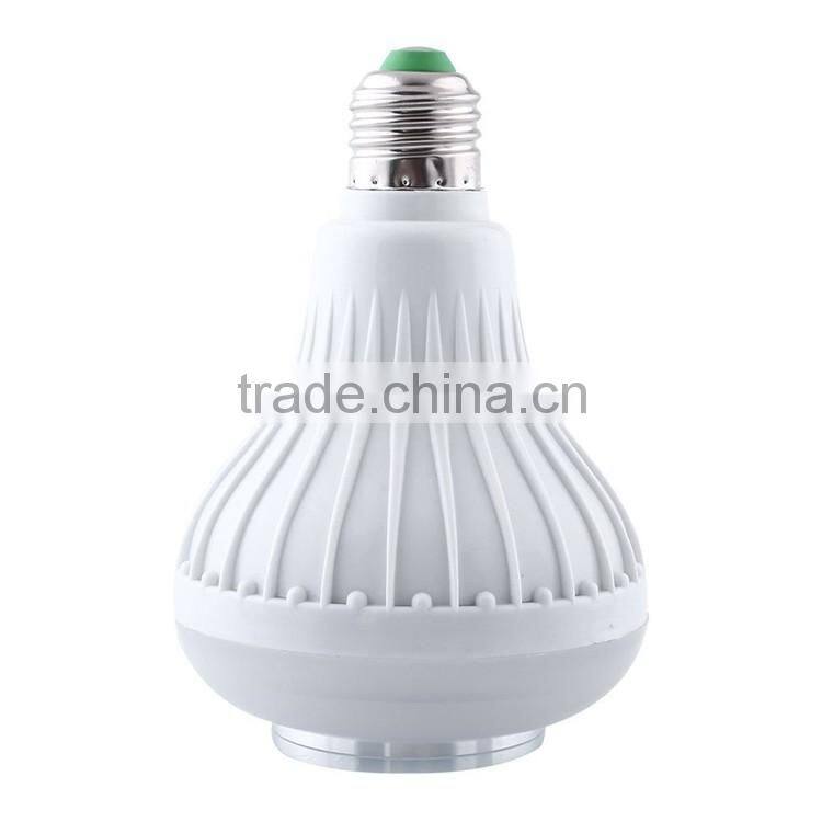 Portable wireless blurtooth LED light muisc blub stereo with ajustable brightness