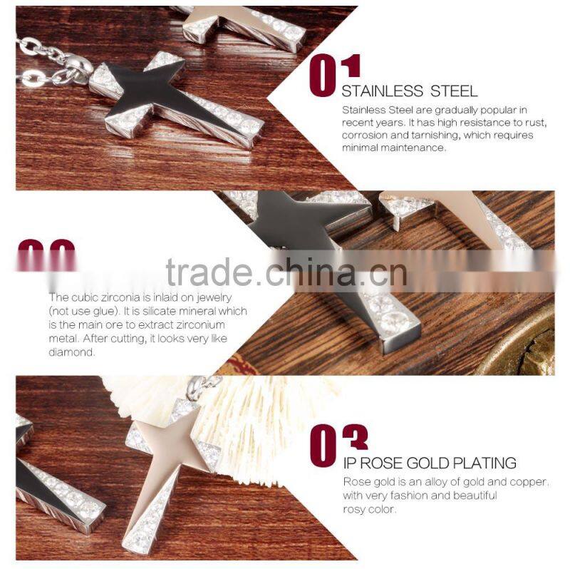 Alibaba Express China Custom Metal Cross Pendant
