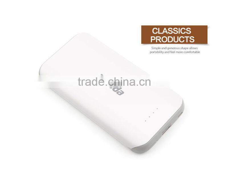 TRUSDA Universal Portable Built in cables mobile charger power bank 10000mAh for phones with Lithium polymer cell