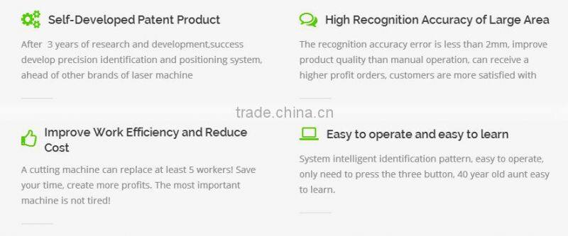 HOT SALE KASU1814 LASER CUTTING MACHINE, GRAND FORMAT, CONTOUR RECOGNITION