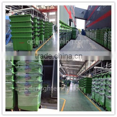 1100Litre wleelie bins in public area for garbage collections/outdoor rubbish cans with lid