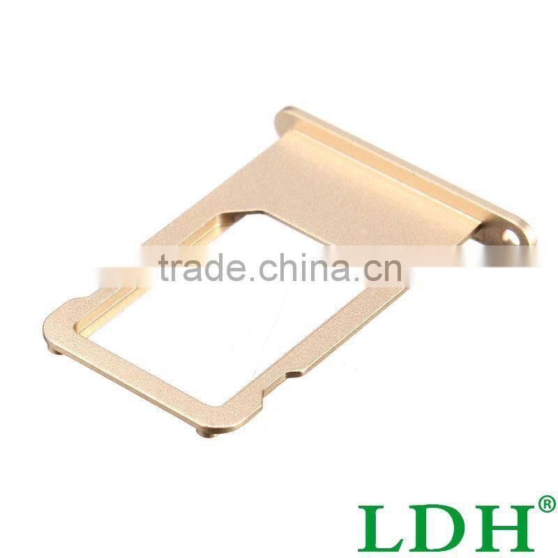 Brand New Hight Quality Gray Golden Sim Card Tray Slot Holder Replacement For iPhone6 Plus 5.5 SIM Card Replacement