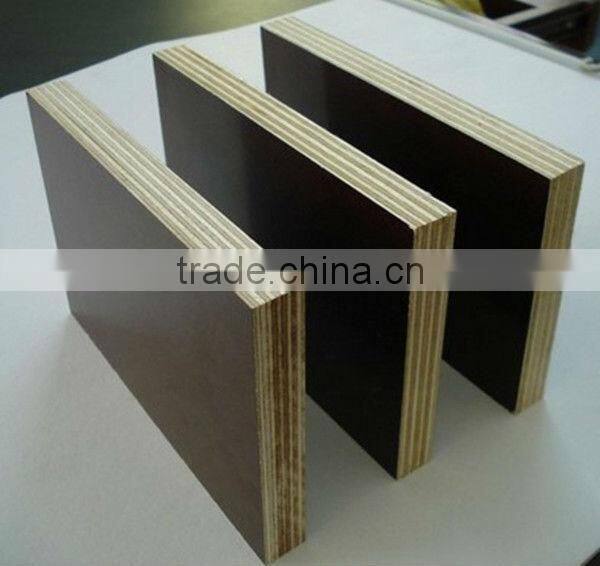 Black film faced plywood / brown film shuttering plywood / brown film marine plywood manufacturer