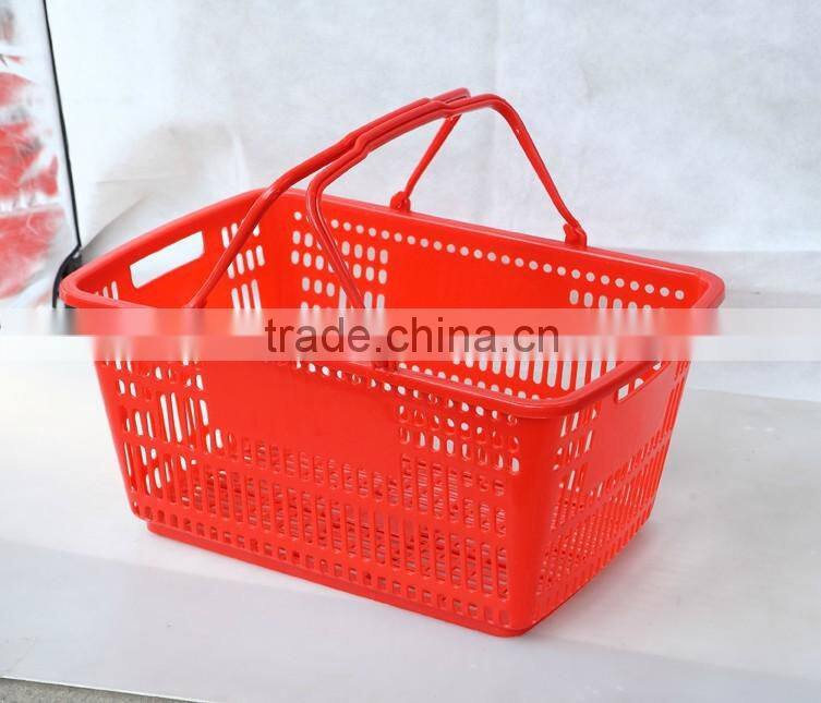 RH-BPH30-1 Supermarket Plastic Handing Shopping Basket