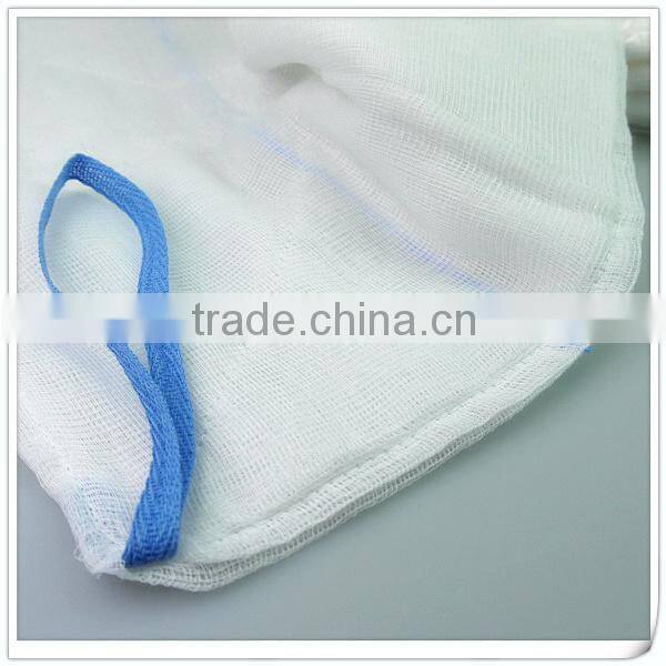 absorbent 100%cotton disposable medical pad / lap sponge