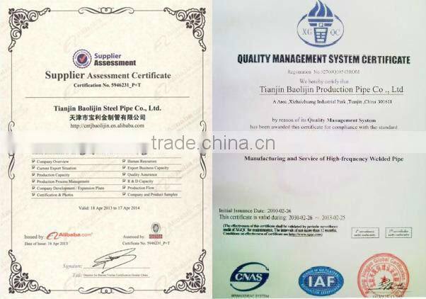 API5L Straight Welded Pipe/ LSAW Pipe/A53B