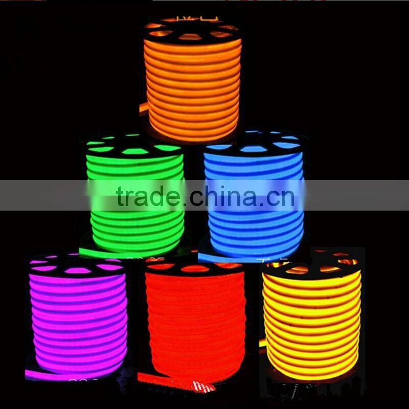 110V 220V Cool White/Red/Blue/Green Flex LED Neon Rope Light Indoor Outdoor Holiday Valentine Party Decorative Lighting led neon