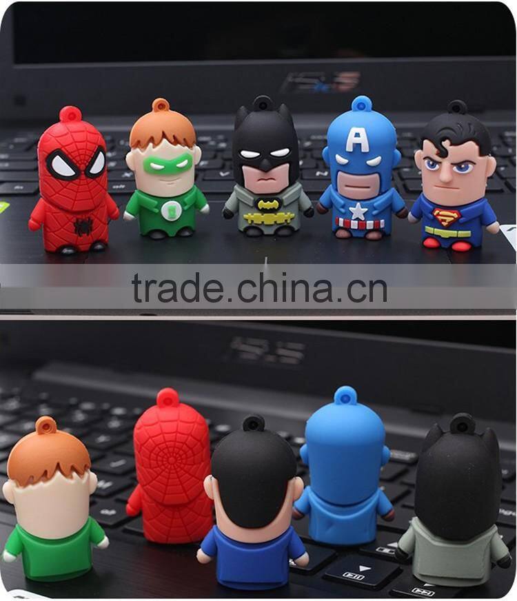 Popular Cartoon Super Heroes Series Usb Flash Drive Custom Pendrive,Wholesale Full Capacity Minions Memory Stick