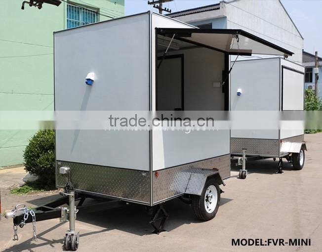 low cost mobile food kiosk machine/food trailer