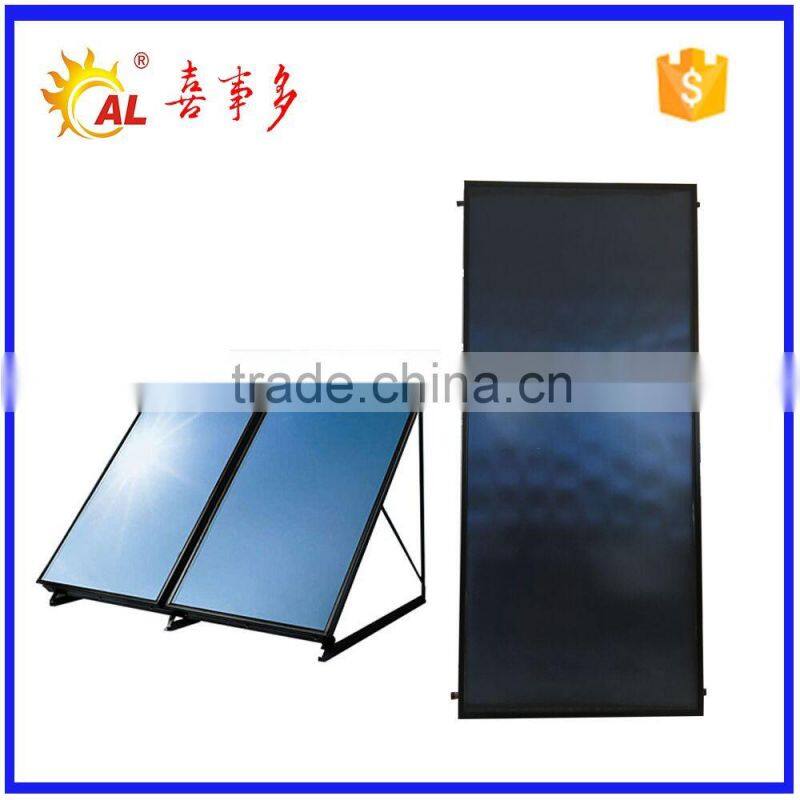 Solar collectors both electric and solar thermal for hot water heating system