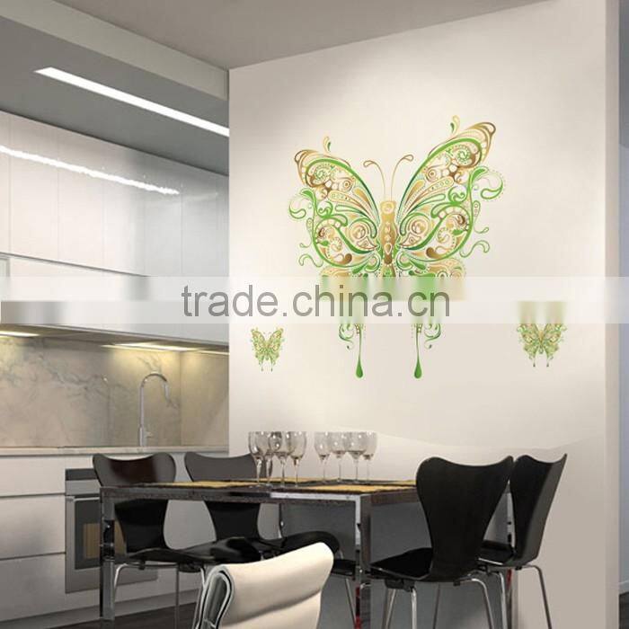 Eco-friendly Self Adhesive Butterfly Wall Stickers Art Decor Decals