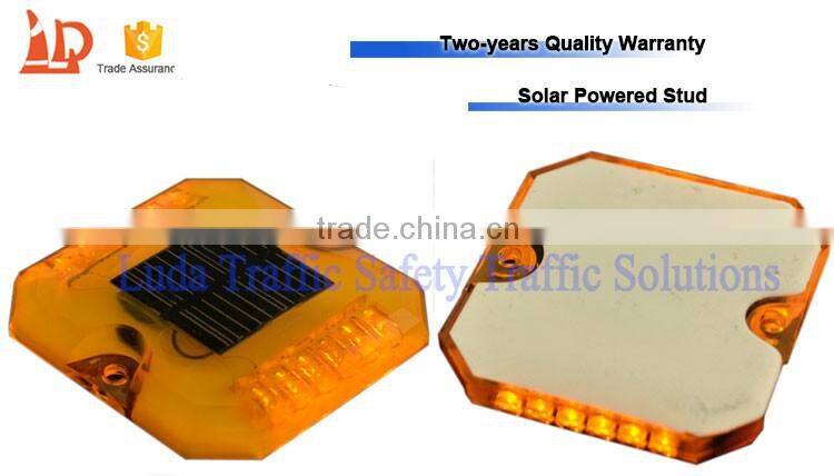 LED Solar Crystal Road Stud With Good Anti-crush
