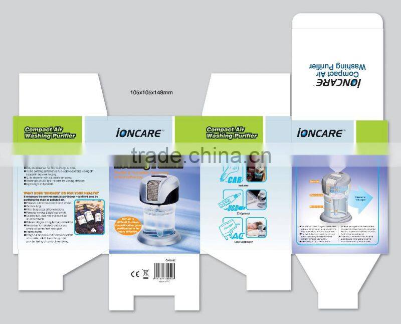 USB/Car Air Evaporative Humidifier, Air Washing Purifier, Aroma Water Freshener,Air Aromatheraphy Refresher by IONCARE-GH2167S