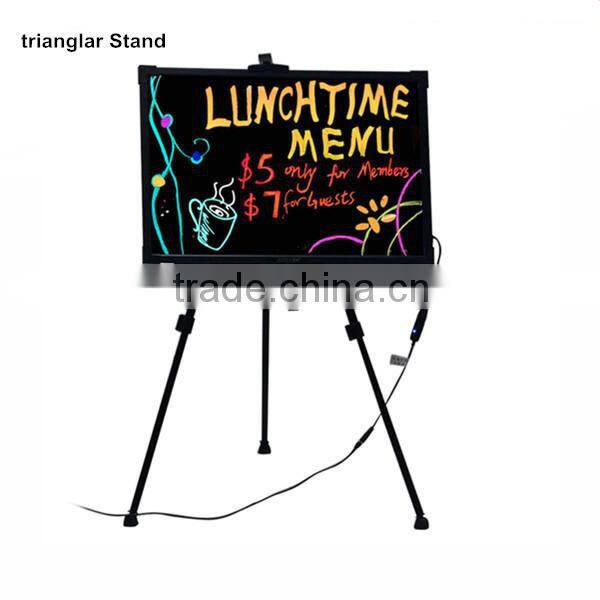 led lighting writing board fluorescent marker boards