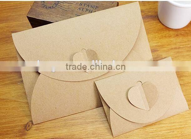 custom logo printed cardboard envelope