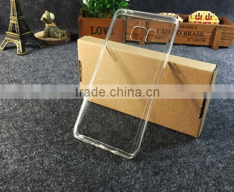 Mobile phone clear case for samsung note 7, for galaxy note 7 case, note 7 cover case with tpu bumper frame