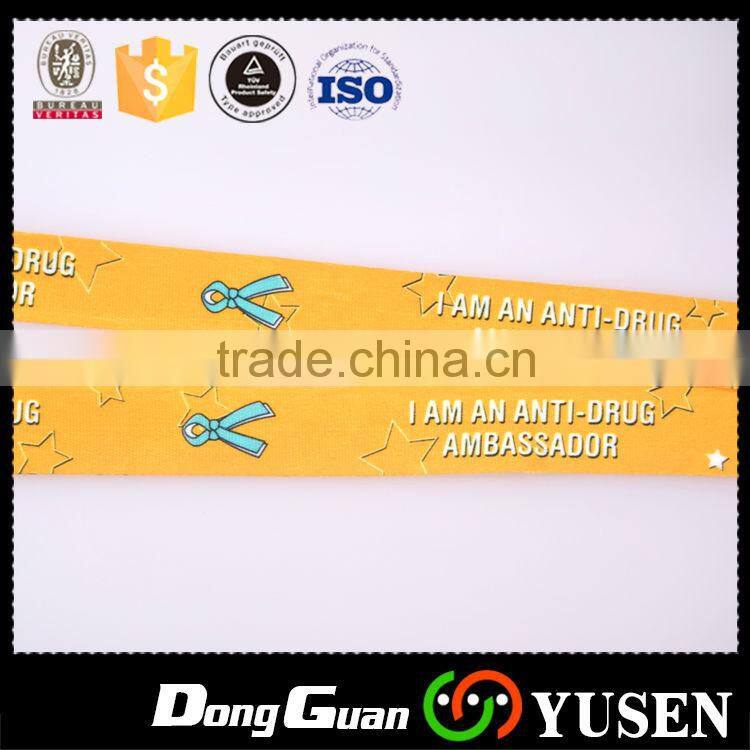 New product sublimation printed plastic connector lanyard for sports