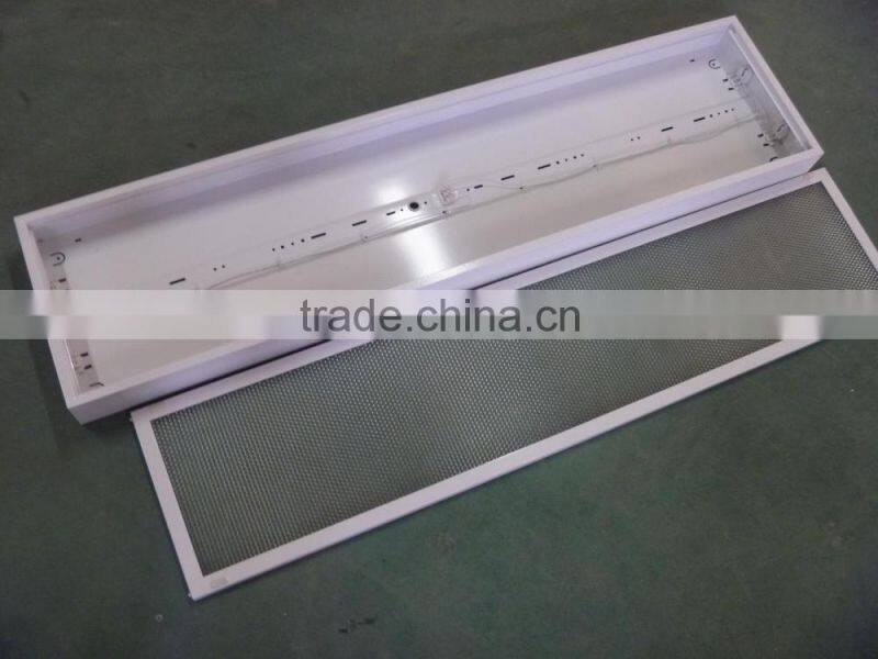 1200x300mm grille lamp lighting fixture with prismatic cover