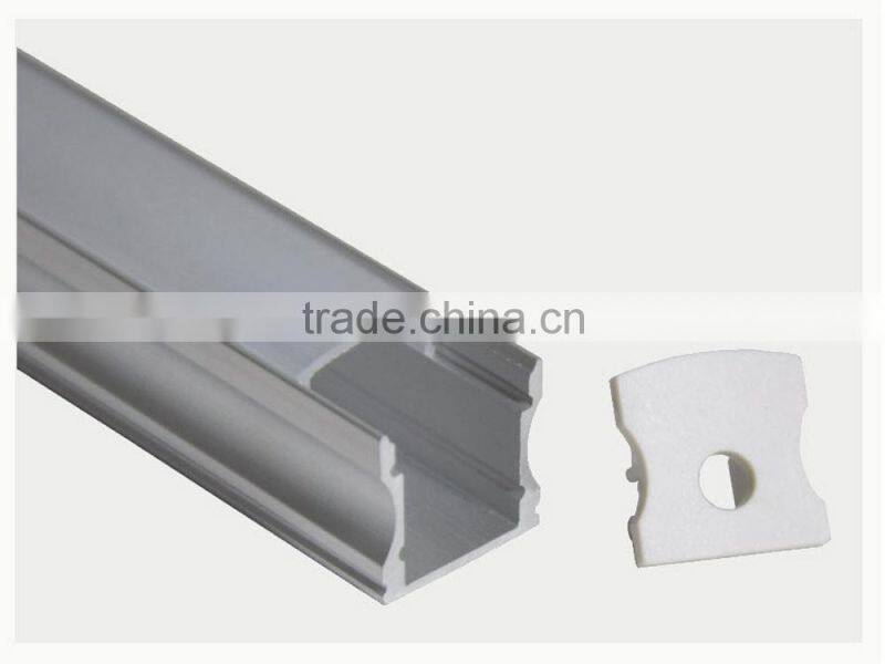 15mm Thick Will Not See LED When Lighting Aluminium Led Profile TED001P081