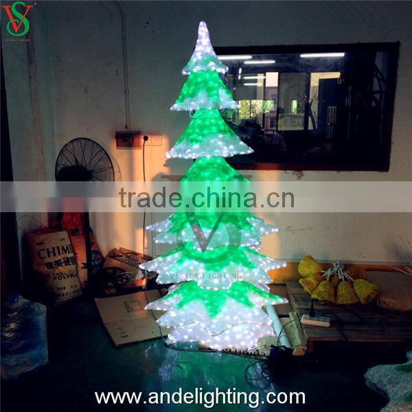 bottle outdoor decorations 3D motif light LED Xmas light Christmas tree light