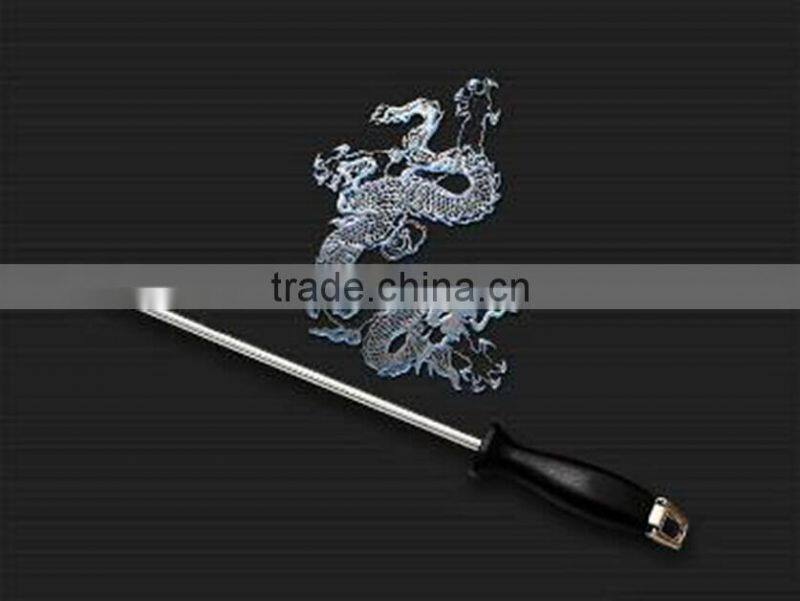 Stainless steel kitchen sharpening steel for kitchen accessories