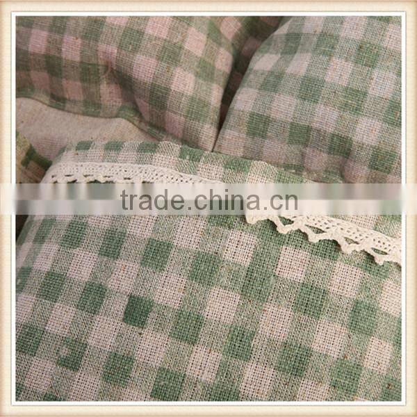 Jute linen wall hanging storage bag