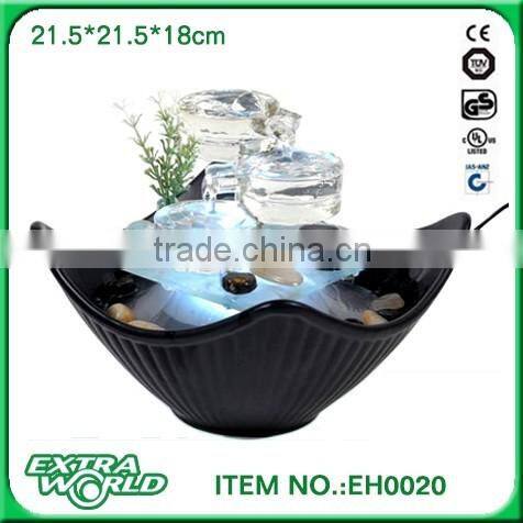 Markor style three-dimensional bird humidifier decorative ceramic crafts desktop decoration water fountain