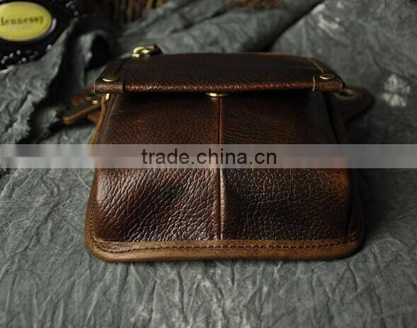 Boshiho waist pack vintage leather pouch