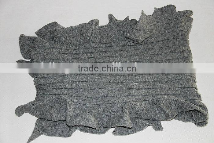 Ruffle Cashmere Knitting Scarf