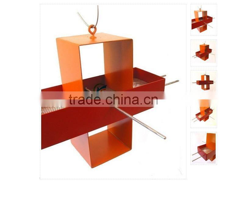 Hot sale hanging garden large metal bird feeder